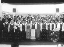 Ateitininkų choras, 1936 m. (Originalas – Vytauto Naručio šeimos archyve)