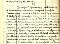 1947 m. gruodžio 9 d. SSRS Aukštojo mokslo ministro S. Kaftanovo įsakymas Nr. 1814 dėl Kauno valstybinio universiteto struktūros pakeitimo, kuriuo buvo įkurtas Cheminės technologijos fakultetas. (Originalas – KTU archyve)