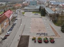 Panevėžio instituto studentai švenčia Tarptautinę studentų dieną. Studentų eisena Lietuvos 1000-mečiui paminėti, 2009 m.