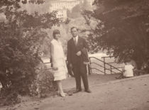 Pranas ir Barbora Lesauskiai Turine, 1929 m. (Originalas – KTU bibliotekoje)