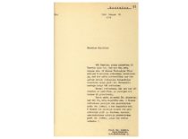 Laikinai einančio rektoriaus pareigas prof. P. Jodelės raštas švietimo ministrui, 1940 m. rugpjūčio 31 d. (Originalas – KTU archyve)