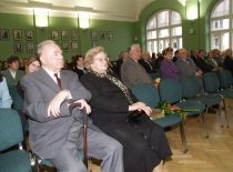 Martynaičiai KTU auloje, 2003 m. (J. Klėmano nuotr., KTU archyvas)