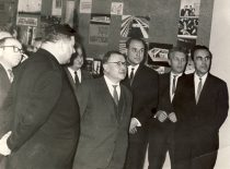 LKP pirmojo sekretoriaus A. Sniečkaus apsilankymas KPI, 1965 m. (KTU muziejus)