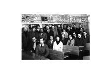 Su katedros darbuotojais, 1978 m. (Akad. D. Eiduko archyvas)