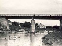 Tiltas per Šešupę Marijampolėje, 1938 m. ( Prof. S. Kolupailos nuotr.)