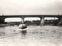 Tarpučių tiltas Marijampolėje, 1938 m. (Prof. S. Kolupailos nuotr. KTU muziejaus nuosavybė)