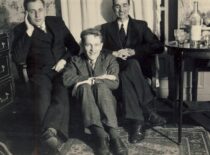 V. Babilius su draugais studentais, 1932–1936 m. (Originalas – KTU muziejuje)