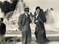 V. Babilius su žmona Eliza Paryžiuje, 1936 m. (Originalas – KTU muziejuje)