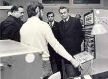 KPI delegacijos vizitas Bialystoko politechnikos institute, 1968 m. (Doc. J. Deltuvos archyvas)