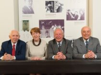 „Emeritus“ klubo valdyba, 2017 m. Iš kairės: prezidentas doc. S. Raila, sekretorė J. Samolaitytė, viceprezidentai prof. R. Krivickas ir doc. J. Deltuva.