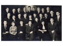 KPI Vandentiekio ir kanalizacijos specialybės 7-oji laida, 1958 m. (prof. B. Petrulio šeimos archyvas)