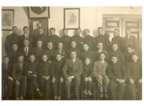 Kultūrtechnikų mokykloje su inž. J. Stanišausku, 1932 m. (prof. B. Petrulio šeimos archyvas)