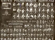 KPI Santechnikos fakulteto XIV laidos vinjetė, 1964 m. (KTU muziejus)