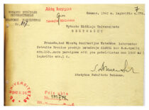 VDU Statybos fakulteto dekano S. Dirmanto raštas, 1942 m. (KTU archyvas)