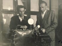 K. Sasnauskas laboratorijoje, 1953 m. (Iš Sasnauskų šeimos archyvo)