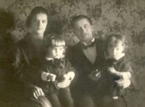 Sasnauskų šeima Telšiuose, 1925 m. (Iš Sasnauskų šeimos archyvo)