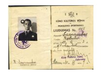 Kęstučio Sasnausko sportininko liudijimas, 1938 m. (Iš Sasnauskų šeimos archyvo)