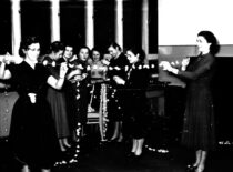 Naujieji metai grupėje, 1958 m. (Konstantino Sasnausko nuotr.)