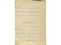 Kariūno aspiranto K. Baršausko baigiamasis darbas apie balistiką, 1931 m. (Originalas – KTU muziejuje)