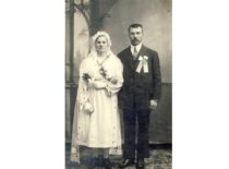 Tėvų Jurgio Slavėno ir Veronikos Tumosaitės vestuvės, 1923 m.