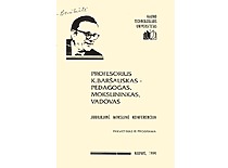 Kvietimas į KTU jubiliejinę mokslinę konferenciją, skirtą prof. K. Baršausko 100-mečiui, 1994 m. (Originalas – KTU muziejuje)