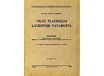 Juozo Indriūno disertacija „Vilnų plaukeliai lankstomi pavargsta“ – pirmoji technikos mokslų disertacija lietuvių kalba, apginta 1936 m. (Originalas – KTU muziejuje)