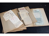 Kauno valstybinio Vytauto Didžiojo universiteto fakultetų sienlaikraščiai, 1949–1950 m. (J. Klėmano nuotr., originalai – KTU muziejuje)