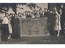 Salako vidurinės mokyklos abiturientai, 1958 m. (Prof. A. Žiliuko šeimos archyvas)