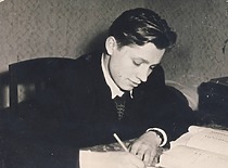 A. Žiliukas studijų metais, 1960 m. (Prof. A. Žiliuko šeimos archyvas)