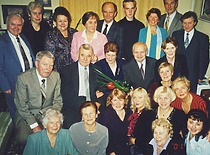 Prof. A. Žiliukas susitikime su istoriku prof. Edvardu Gudavičiumi, 2001 m. (Prof. A. Žiliuko šeimos archyvas)