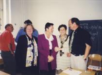 Doc. I. Leliūgienė FESET konferencijoje Modroje (Slovakija), 1998 m. (Prof. I. Leliūgienės asmeninis archyvas)