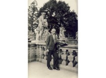 J. Indriūnas stažuotėje Drezdene (Vokietija), 1931 m. (KTU muziejus)