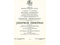 J. Indriūno daktaro diplomo kopija, 1936 m. (KTU muziejus)