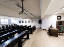 Kauno technologijos universiteto Istorinė auditorija, 2025 m. (J. Klėmano nuotr.. KTU fotoarchyvas)