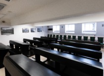 Kauno technologijos universiteto Istorinė auditorija, 2025 m. (J. Klėmano nuotr.. KTU fotoarchyvas)