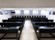 Kauno technologijos universiteto Istorinė auditorija, 2025 m. (J. Klėmano nuotr.. KTU fotoarchyvas)