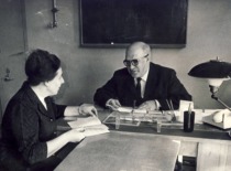 Prof. V. Zelionkaitė Maskvoje, 1971 m. (KTU muziejus)
