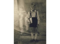 Algimantas Fedaravičius &ndash; 1-osios klasės mokinys. Kaunas, 1953 m. (Prof. A. Fedaravičiaus &scaron;eimos archyvas)