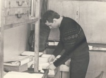 A. Fedaravičius &ndash; KPI laboratorijos &bdquo;Vibrotechnika&ldquo; inžinierius, 1968 m. (Prof. A. Fedaravičiaus &scaron;eimos archyvas)