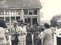 Prof. V. Zelionkaitė kurso susitikime, 1991 m. (KTU muziejus)