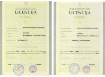 KTU licencijos ginklų ir &scaron;audmenų gamybai, 2000 m. (kopijos KTU muziejuje)