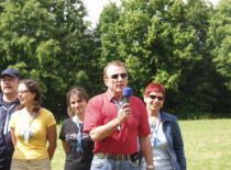 Prof. A. Fedaravičius KTU mokslo metų užbaigimo &scaron;ventėje, 2005 m. (J. Klėmano nuotr., KTU fotoarchyvas)