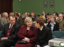 Prof. A. Fedaravičiaus 60-ojo jubiliejaus &scaron;ventė KTU auloje, 2006 m. (J. Klėmano nuotr., KTU fotoarchyvas)