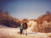 A. Federavičius su sūnumi Augustinu, 1999 m. (Prof. A. Fedaravičiaus &scaron;eimos archyvas)