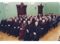 1996&ndash;2000 m. KTU Senato nariai auloje. (J. Klėmano nuotr., KTU fotoarchyvas)