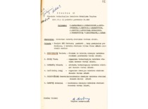 I&scaron;ra&scaron;as i&scaron; Kauno Politechnikos instituto Cheminės technologijos fakulteto mokslinės tarybos posėdžio protokolo, 1966 m. (KTU archyvas)