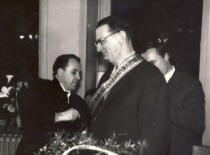 Prorektoriaus H. Petrusevičiaus 50-mečio fragmentas, 1966 m. (KTU muziejus)
