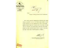 Dekano Z. Žemaičio prane&scaron;imas rektoriui apie J. Janickio habilitacinio darbo gynimą, 1934 m. (KTU archyvas)