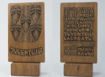 II vietos prizas Studentų mi&scaron;rių chorų konkurso &bdquo;Juventus 68&ldquo; laureatui KPI akademiniam chorui &bdquo;Jaunystė&ldquo;, 1968 m. (KTU muziejus)